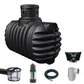 Erdtank Garten Komplettsystem 1600 l und 2650 l mit Domschacht inkl. Lieferung!
