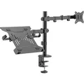 Wiltec 2in1 Halterung Für Monitor Und Laptop Monitorhalter Und Notebookhalter Vesa 75x75/100x100