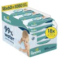 Pampers Feuchte Tücher 99% Water 18x Feuchttücher 1080 Stück