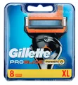 8x Gillette (Fusion5) ProGlide Power Rasierklingen neues Design in OVP / 8 Stück