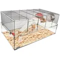 Flamingo Kleintierkäfig Hamsterkäfig Vitru schwarz 3 schwarz