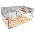 Flamingo Hamsterkäfig/Nagerkäfig Vitru schwarz 3, UVP 179,00 EUR, NEU