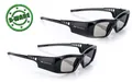 2x Hi-SHOCK DLP 7G Black Diamond | DLP Link 3D Brille für Viewsonic 3D Beamer