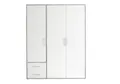 Pol Power Valencia Kleiderschrank Laminat 3 Türen 155x195x60 cm