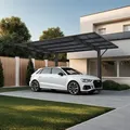 Ximax Carport Wing Typ 80  531,4 x 275,7 cm 100 kg/qm Anthrazit