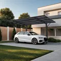 Ximax Einzelcarport Wing Aluminium Bausatz Carport 531x276cm Anthrazit