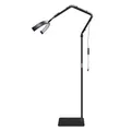 LED Halbmond Beauty Light Farbtemperatur 3000K-6000K Schwenkbar stabile Stand & Telefonhalterung