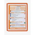 DURABLE Sichttafeln SHERPA PANEL DIN A4 orange, Öffnung oben, 5 St.