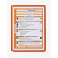 DURABLE Sichttafeln SHERPA® PANEL DIN A4 orange, Öffnung oben, 5 St.