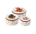 Villeroy & Boch Vorratsdose Winter Collage Accessoires Keksdosen Set, Metall, (1-tlg), Metall, 1 Stck, Handwäsche empfohlen