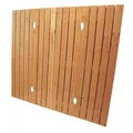 Gartenwelt Riegelsberger Sandkastendeckel Bulle 180x195 cm aus Lärchenholz Natur Holzdeckel für Sandkasten Abdeckung Sandkastenabdeckung