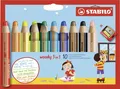 STABILO Woody 3in1 10 Stück Packung mit Spitzer