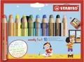 Stabilo® 880/10-2 Multitalent-Stift woody 3 in 1, Kartonetui mit 10 Stiften und 