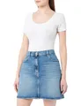 Tommy Jeans Damen MOM Skirt BI0134 DW0DW20136 Gerader Rock, Denim (Denim Medium), 32W