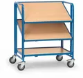 Fetra 2391 Etagenwagen Stahl pulverbeschichtet Traglast (max.): 250kg Brillantblau (RAL 5007)