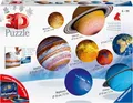 Ravensburger 3D Puzzle Planetensystem 11668, Planeten als 3D Puzzlebälle, Kinder
