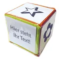 Blanko-Würfel mit Einstecktaschen 15 cm, Demonstrationswürfel, Fangspiel