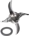 vhbw Mixmesser Ersatz für Thermomix 10028639 für Küchenmaschine - Mit 4 Klingen aus Edelstahl