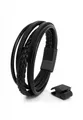 Akitsune Armband Pax Armband Mattschwarz - Schwarz 18cm