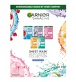 Garnier Tuchmasken-Set, Gesichtsmaske für Gesicht und Augen, Mit Frische- und Feuchtigkeits-Boost für verschiedene Hautbedürfnisse, SkinActive Discovery Collection, 5 Tuchmasken