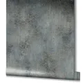 Vliestapete Würfel Beton blau-grau gold Glanz Novamur Hailey 82240 (3,86€/1qm)
