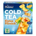 Meßmer Cold Tea Eistee Pfirsich Schwarzer Tee Kaltaufguss 14 Pyramidenbeutel Tee