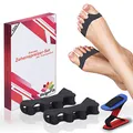 Valgofit® 4x Zehenspreizer Hallux Valgus aus Silikon – Komfortable Zehentrenner für Damen & Herren – Mit Gratis Trainingsband & eBook
