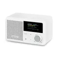 MEDION S66822 Tragbares mini DAB+ Radio mit Bluetooth Akku AUX USB-C weiß