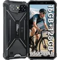 OUKITEL G3 Outdoor Handy 16GB+128GB(1TB) 6300mAh Outdoor Smartphone Ohne Vertrag 6,0'' Corning Glas 5 Bildschirm 13MP IP68/69K baustellenhandy,Schwarz - Schwarz