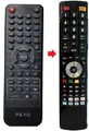 Ersatz Fernbedienung für Peaq PDR350BT-B