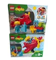 2x LEGO DUPLO 10908 Flugzeug mit Pilot Werkstatt Werkzeug rot - NEU⭐️