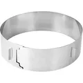 Zenker Tortenring Patisserie 7708, backofenfest, aus Edelstahl, von Ø 15 - 30 cm verstellbar, Höhe 7,5 cm