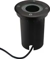 Ledvion - LED Bodenstrahler Rund, IP67, GU10 Fassung, 1m Kabel, Außenleuchte, Gartenbeleuchtung