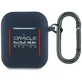 AirPods 1 Hülle Red Bull Silikon Logo & Linien Marineblau