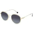 Polaroid PLD 4173/G/S/X Unisex-Sonnenbrille Vollrand Panto Edelstahl-Gestell, gold