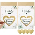 Trauzeugen fragen Rubbelkarte inkl. 2 x Grußkarten/ 2 x Umschläge/ 4 x Aufkleber