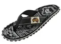 Gumbies Zehensandalen Original Flip Flops Midnight schwarz/grau Herren, Größe Euro (US): 43
