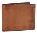 Gusti Leder Herren Portemonnaie Alfred - Geldbörse Herren Braun Cognac - Brieftasche Herren Bifold Slim - Echtleder Geldbeutel Klassisch