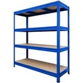KARAT Weitspannregal Schwerlastregal Blau Traglast 1500 kg 177 x 160 x 60 cm