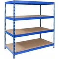 Weitspannregal Blau 177 X 160 X 60 Cm