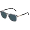 David Beckham DB 1115/S Herren-Sonnenbrille Vollrand Eckig Acetat-Gestell, grau