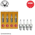 NGK Zündkerzen 4x für Opel Astra H J Corsa D Insignia A