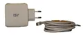 ISY IAC-5100-WT GAN Ladegerät universal, Weiß