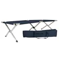Mil-Tec US Feldbett mit Alu-Gestell (190x65x40 cm) • Faltbares Feldbett inkl. Tragetasche • Outdoor Camping Feldbett klappbar • Als Army Campingbett, Zeltbett, Campingliege, Gästebett, Notbett