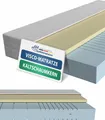 AM Qualitätsmatratzen | Visco-Matratze 90x200 cm | H2 | Hochwertige Matratze mit 4 cm Visco-Auflage | 20 cm Höhe | Germany | 90 x 200 cm