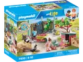 PLAYMOBIL 71510 Kleine Hühnerfarm im Tiny House Garten Spielset, Mehrfarbig