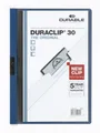 Klemm-Mappe Duraclip A4 dunkelblau Hartfolie 30 Blatt 5er Pack