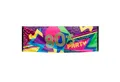 Boland Hängedekoration Banner '80´s Party' Polyester, 74 x 220 cm