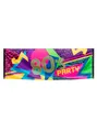 80s Party Banner - Das fetzt: Partydeko im 80er Style!