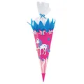 GOLDBUCH Schultüte 70cm Bastelset Pferd Einhorn Zuckertüte pink für Mädchen neu